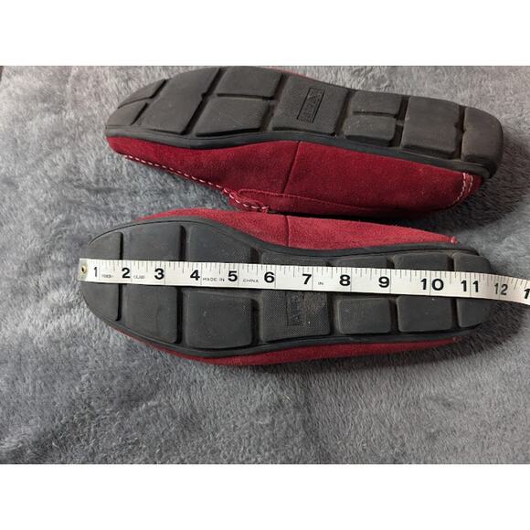 ALFANI JAMES Men’s Red Suede Loafers Classic Driving Moccasins Size 11 - Picture 11 of 11